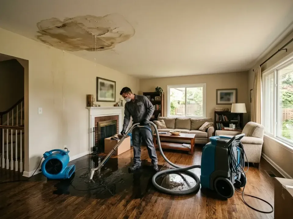 attic-pipe-burst-ceiling-drip-008 — frequently asked questions, Water Damage Restoration & Carpet Care in Dunmore, PA